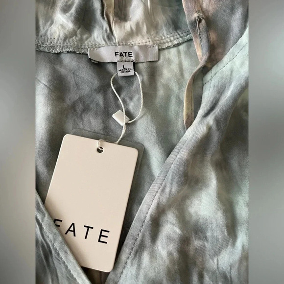 Blue Tie Dye Jumpsuit Spring - Picture 4 of 7